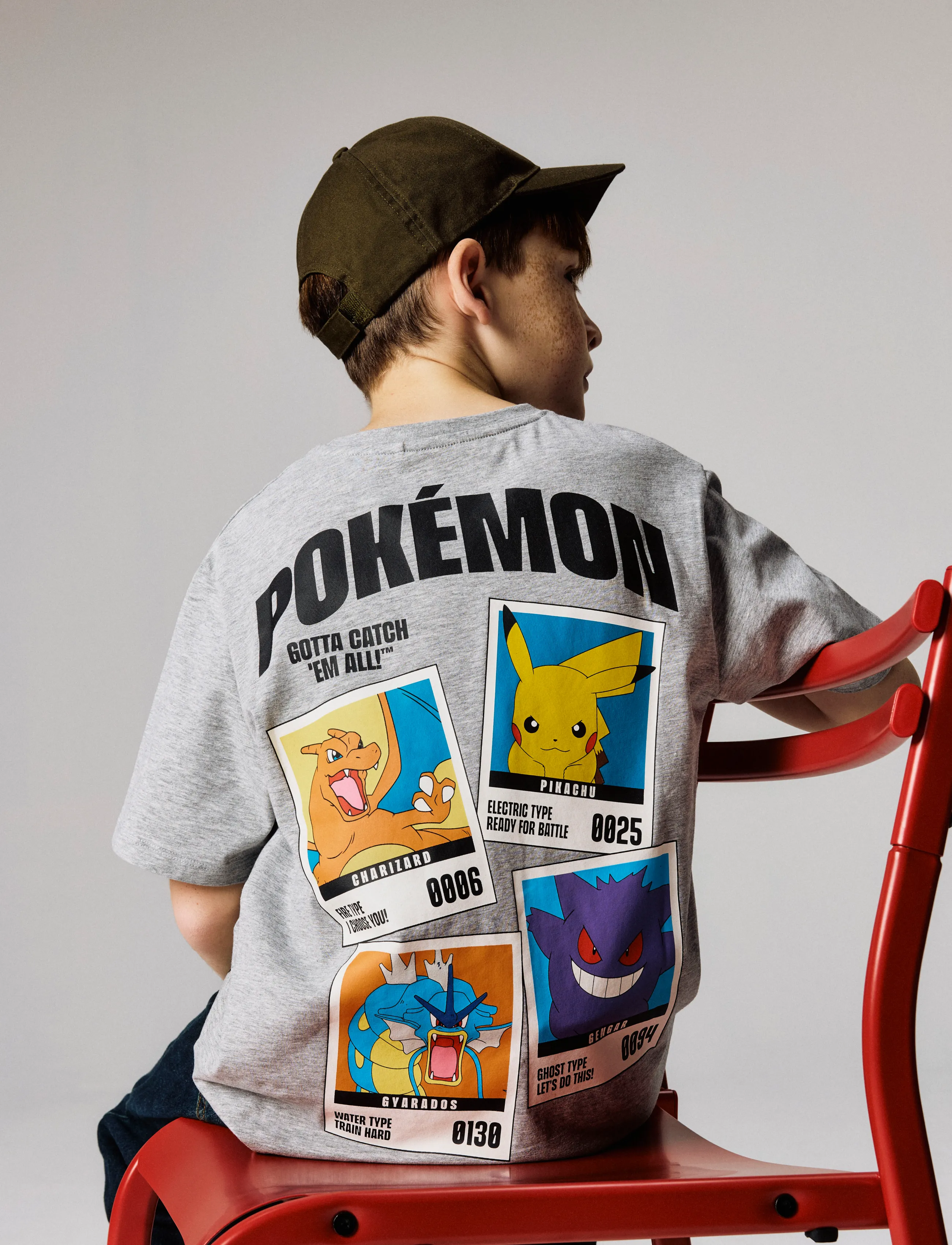 name it NKMSEBAST POKEMON SS NREG TOP SKY - Kortärmade t-shirts - GREY MELANGE / grey
