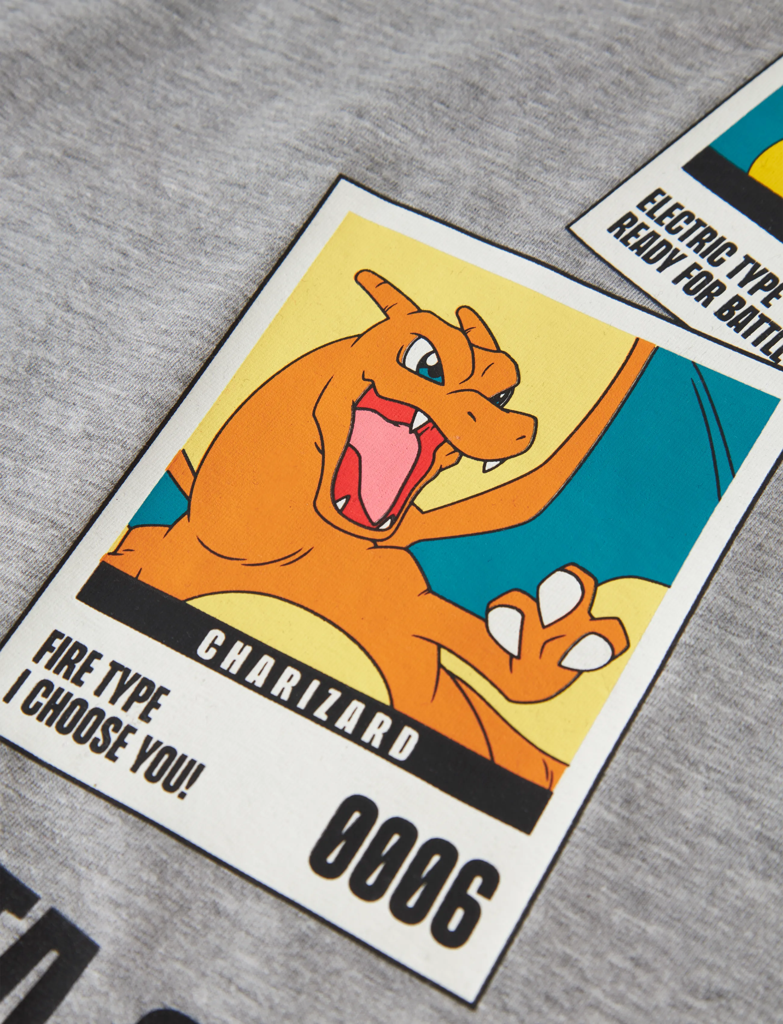 name it - NKMSEBAST POKEMON SS NREG TOP SKY - kortärmade t-shirts - grey melange - 5