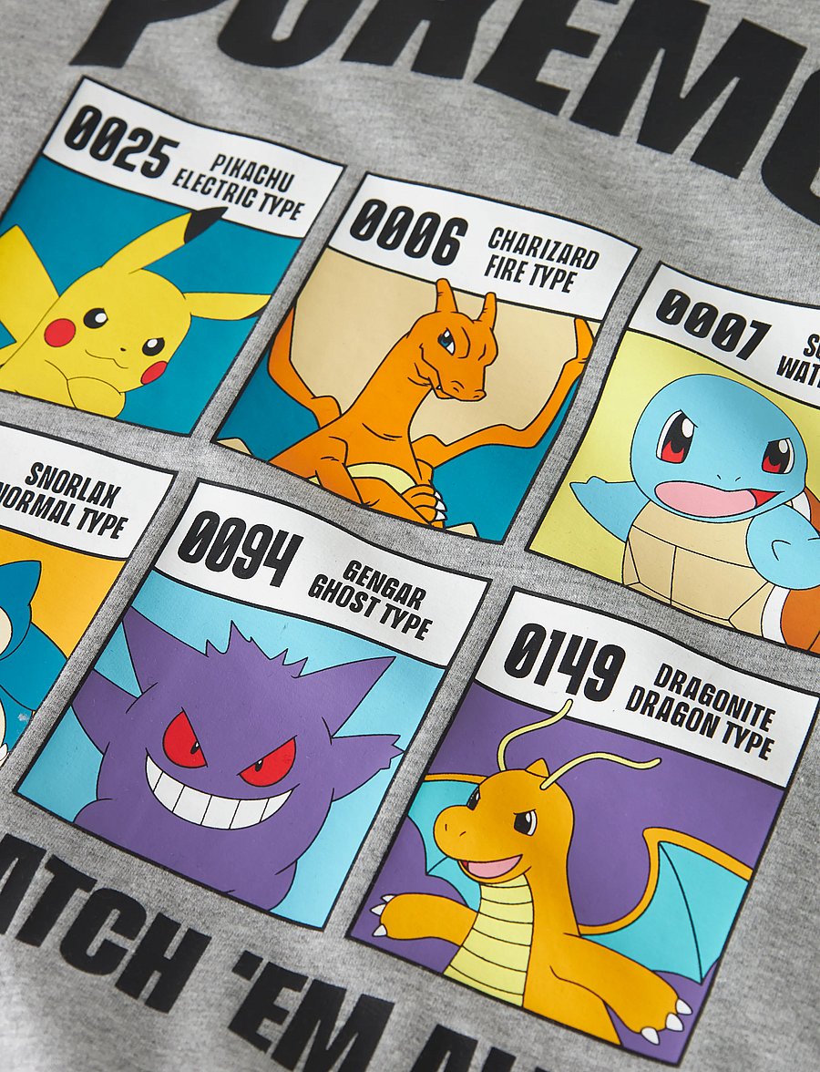 name it - NKMSTUS POKEMON SWEAT BRU SKY - sweatshirts - grey melange - 3