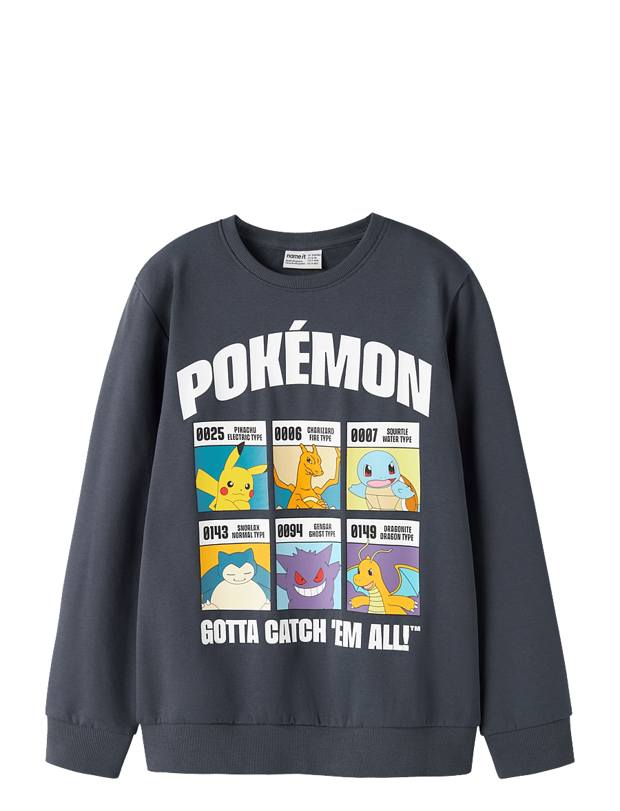 name it - NKMSTUS POKEMON SWEAT BRU SKY - sweatshirts - ombre blue - 0