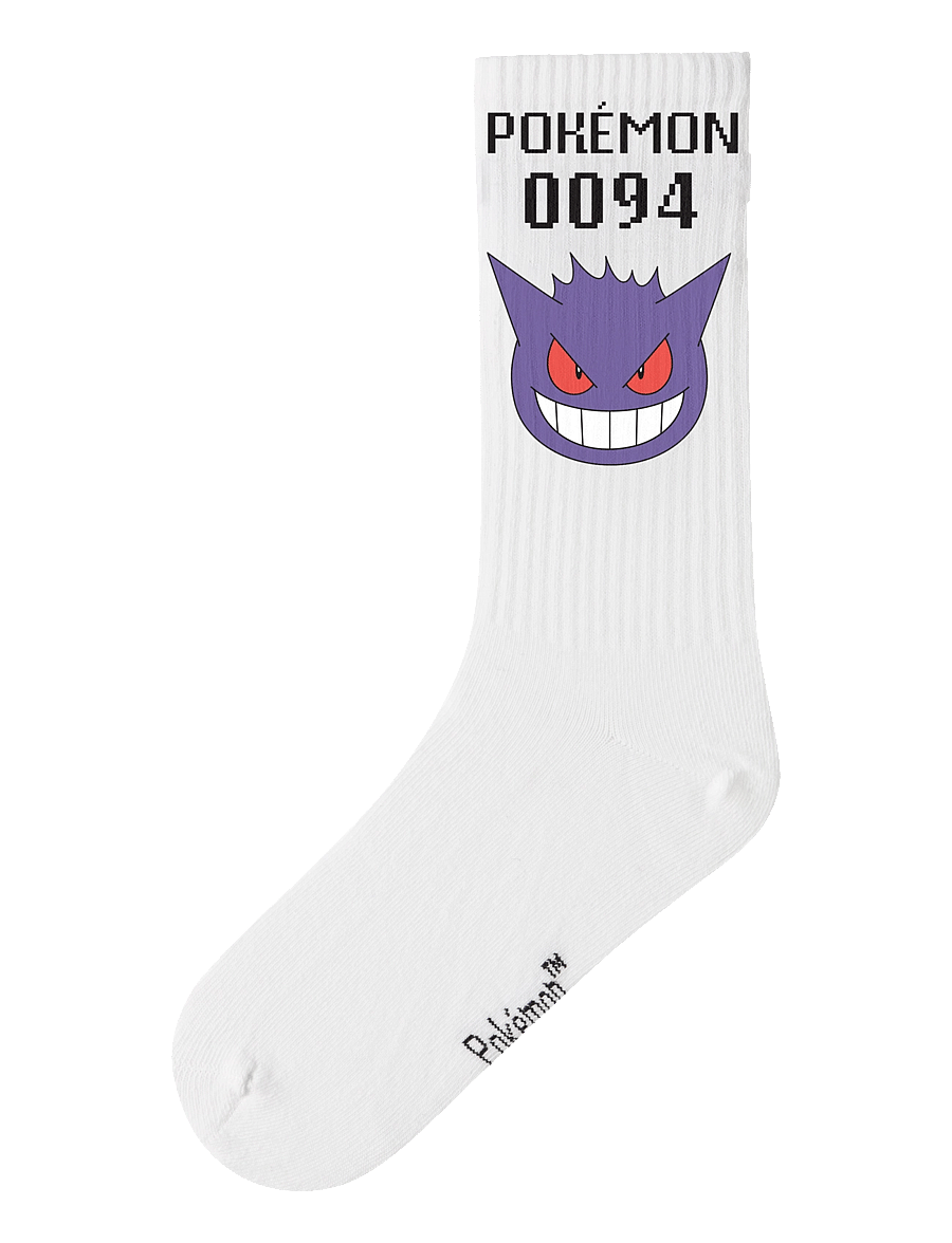 name it - NKMSUNNY POKEMON TENNIS SOCK SKY - strømper - bright white - 0