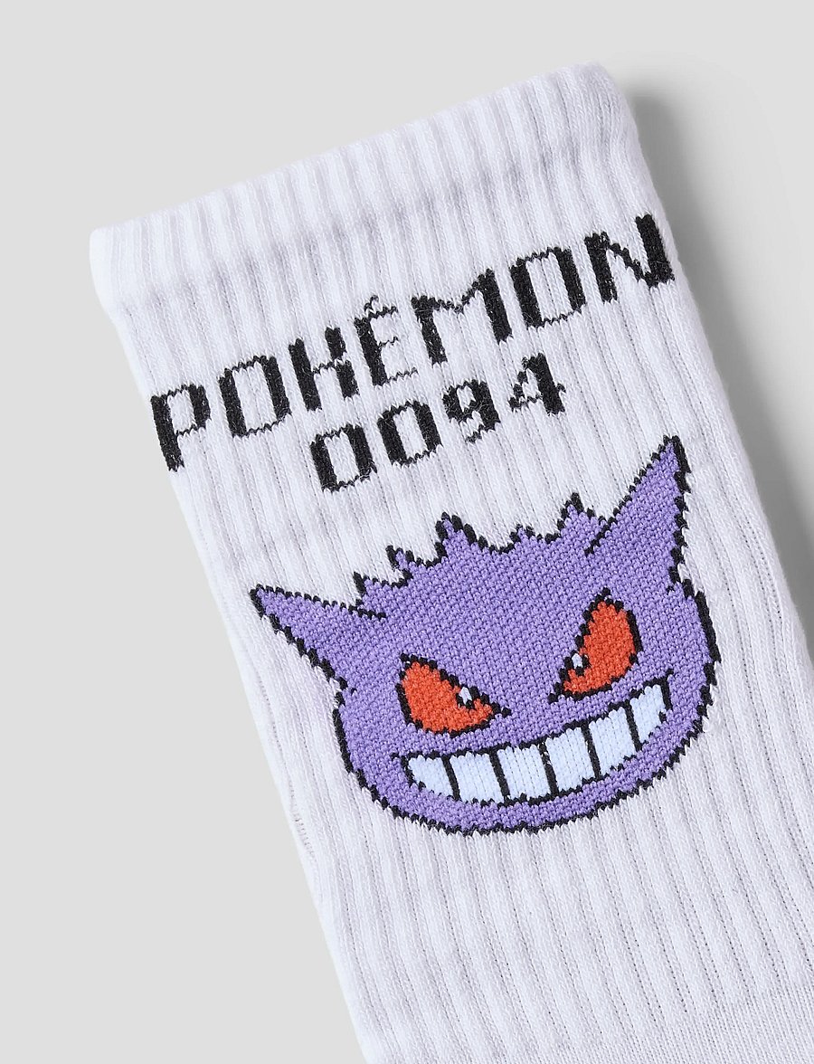 name it - NKMSUNNY POKEMON TENNIS SOCK SKY - strümpfe - bright white - 1