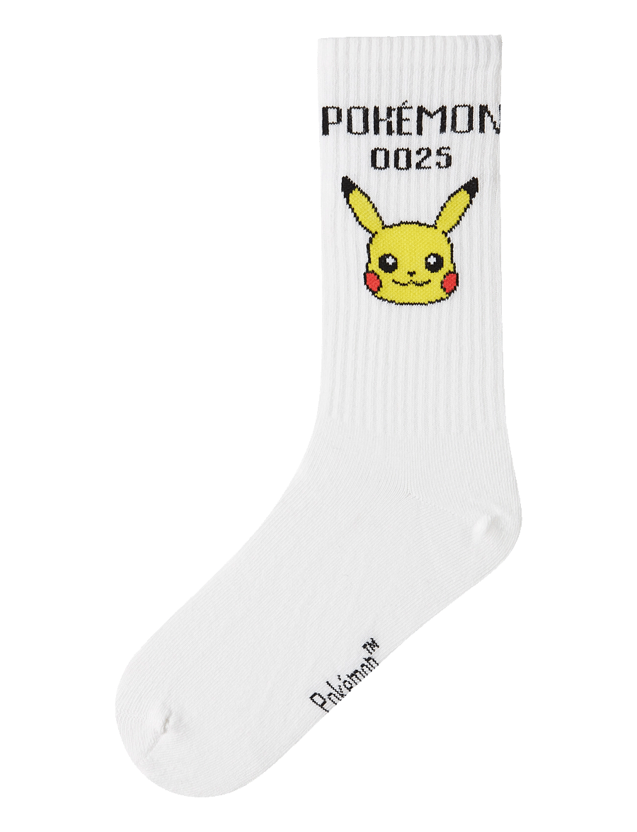 name it - NKMSUNNY POKEMON TENNIS SOCK SKY - strømper - bright white - 0