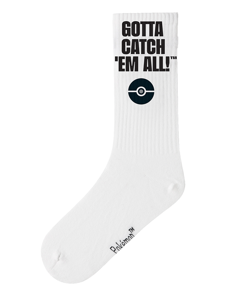 name it - NKMSUNNY POKEMON TENNIS SOCK SKY - strumpor - bright white - 0
