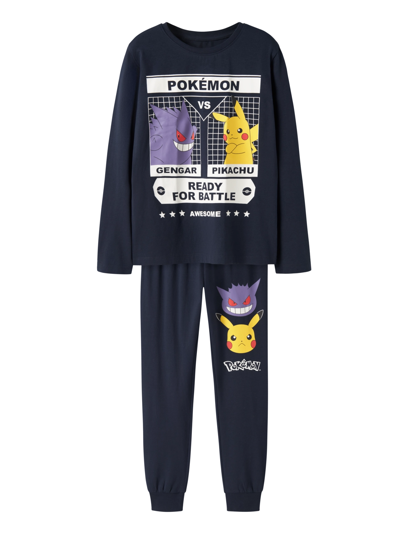 name it NKMSUX POKEMON LS NREG NIGHTSET NOOS SKY - Naktsveļa - NAVY BLAZER / navy
