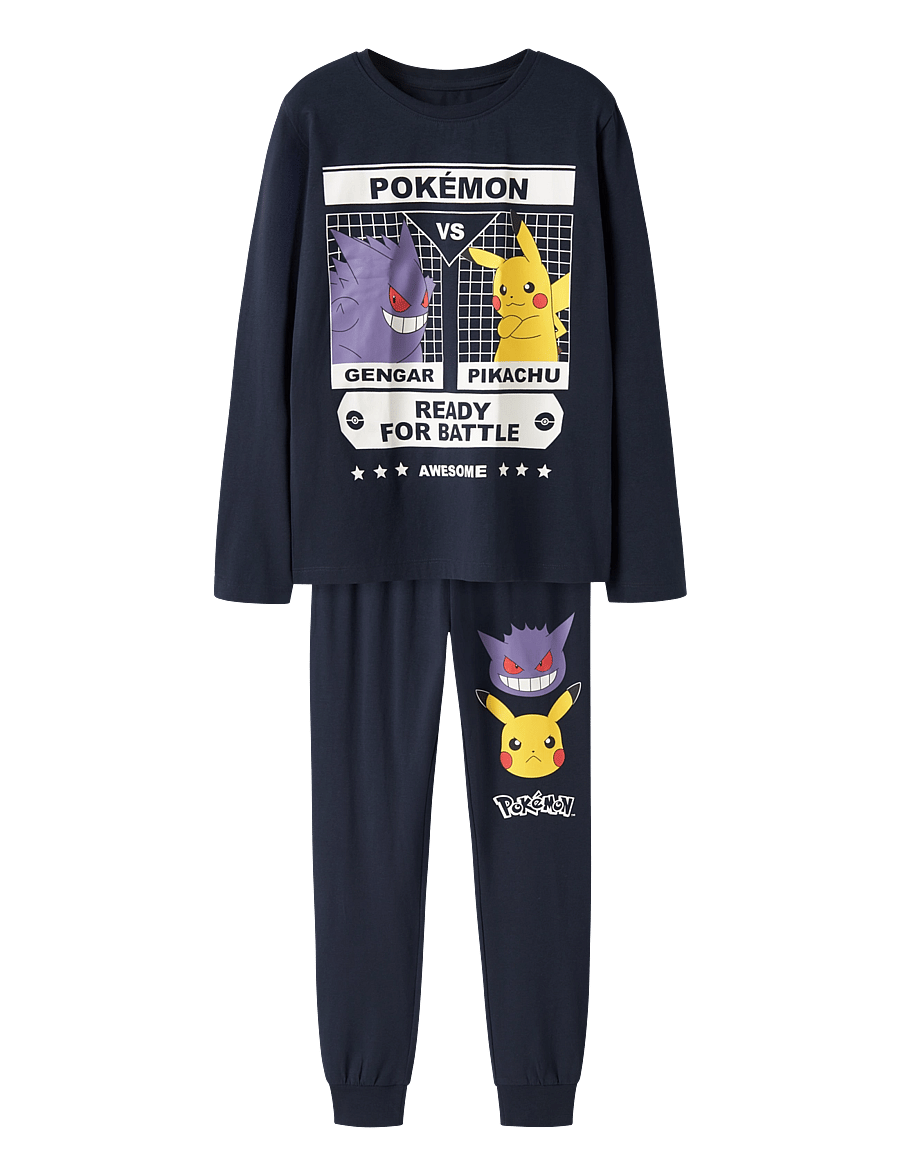 name it - NKMSUX POKEMON LS NREG NIGHTSET NOOS SKY - navy blazer - 0