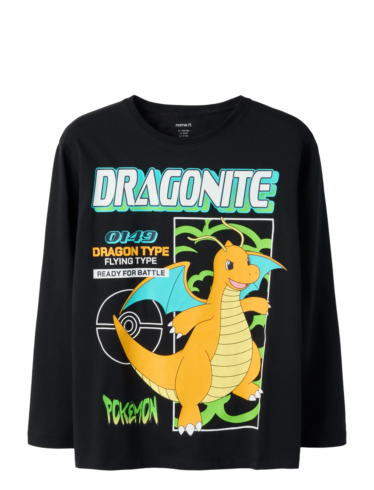 name it NKMSYX POKEMON LS NREG TOP BOX NOOS SKY - Teens 9-14 years - BLACK / black