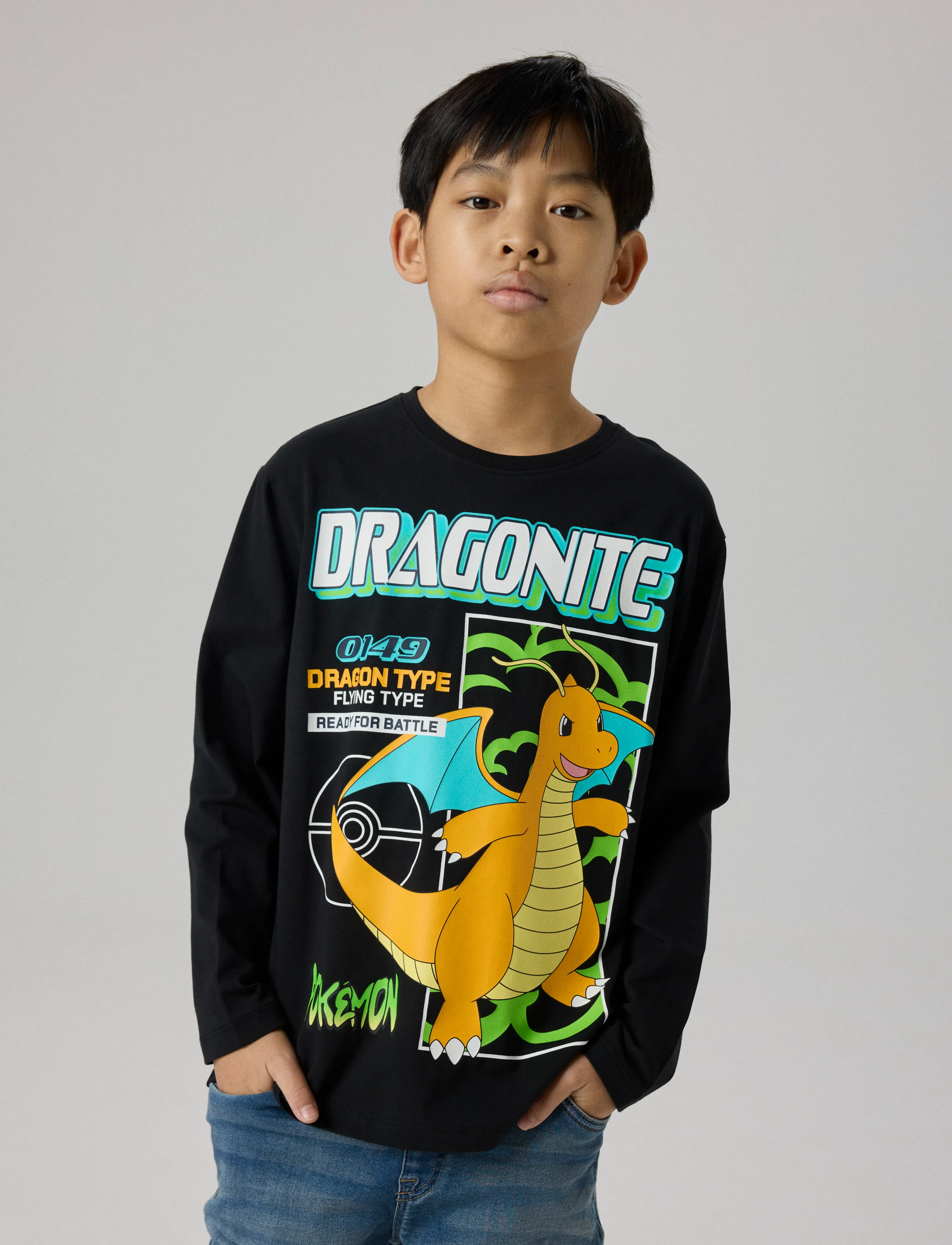 name it - NKMSYX POKEMON LS NREG TOP BOX NOOS SKY - black - 2