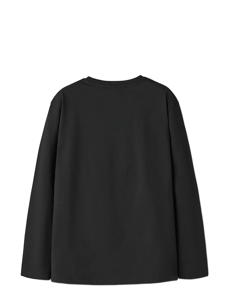 name it - NKMAR MINECRAFT LS NREG TOP BOX NOOS BFU - långärmade t-shirts - black - 1