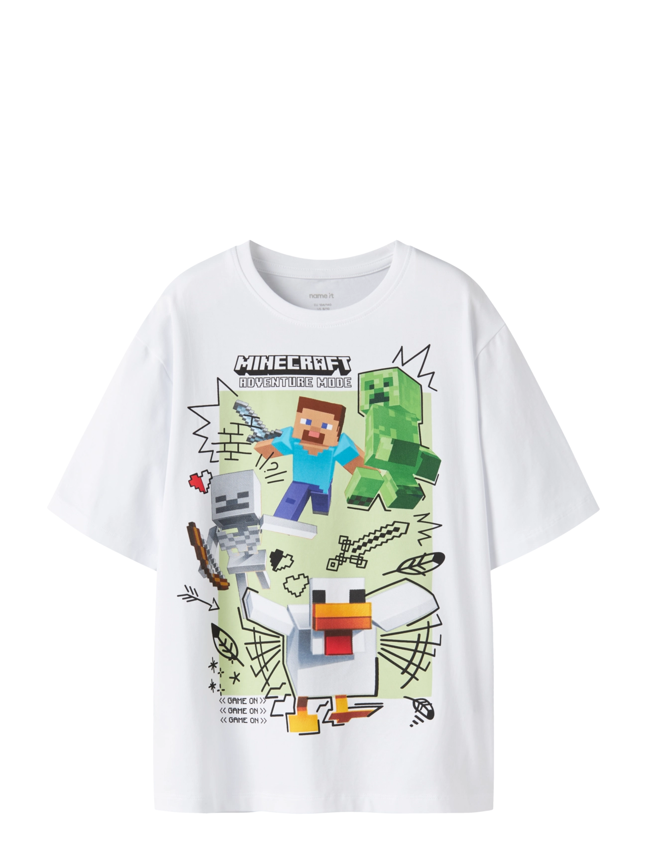 name it - NKMSENA MINECRAFT SS NREG TOP BOX BFU - bright white - 0