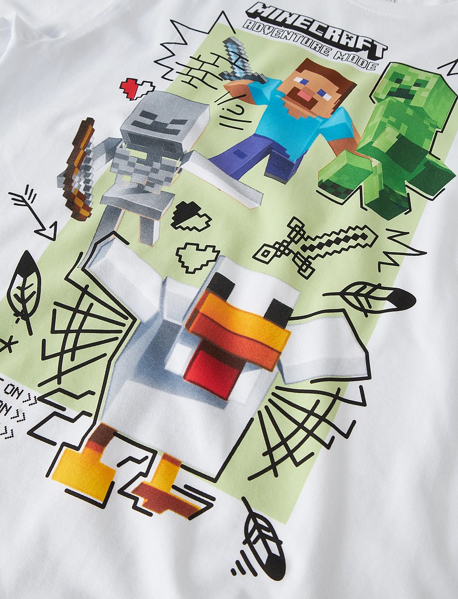 name it - NKMSENA MINECRAFT SS NREG TOP BOX BFU - bright white - 3