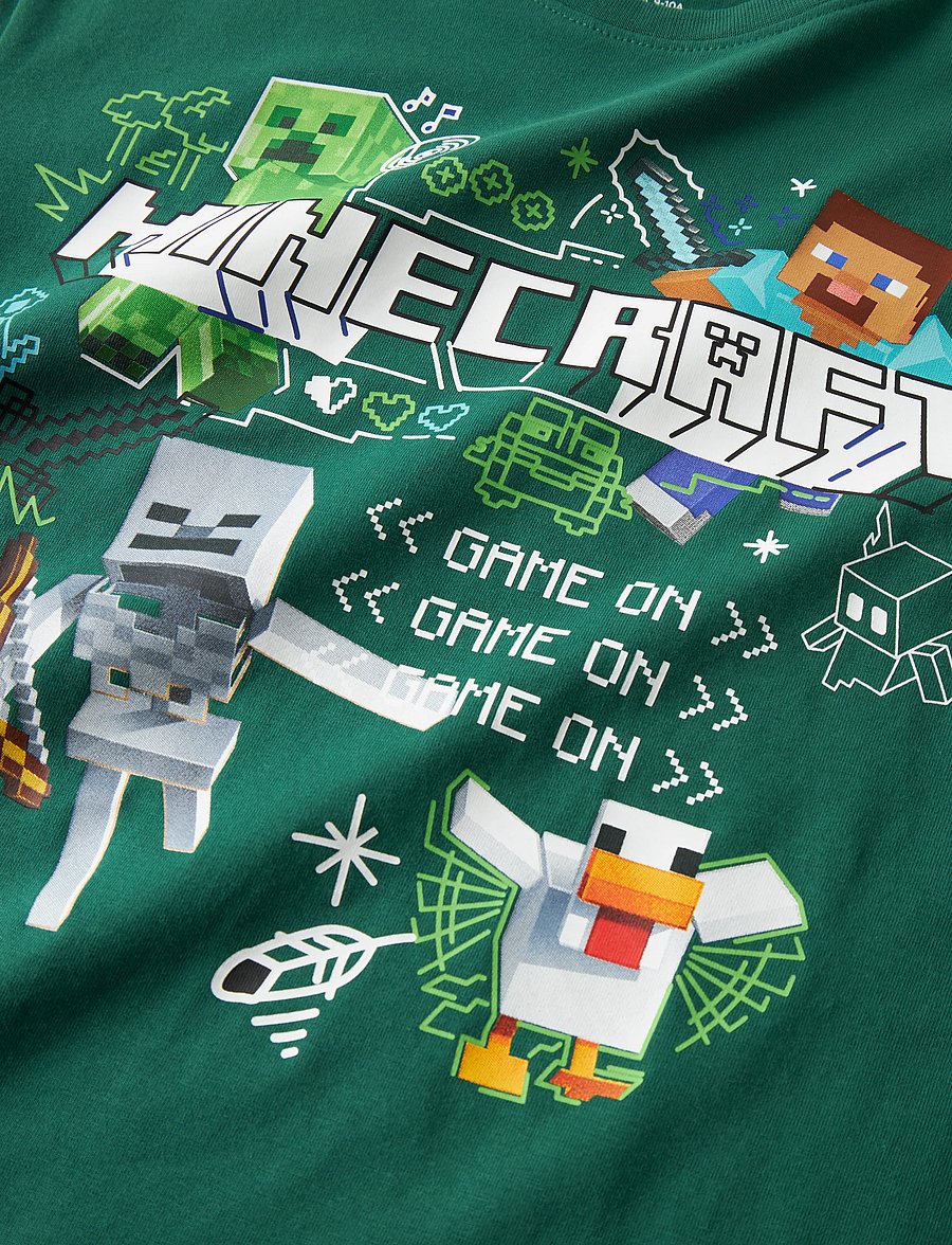 name it - NKMSENA MINECRAFT SS NREG TOP BOX BFU - evergreen - 2