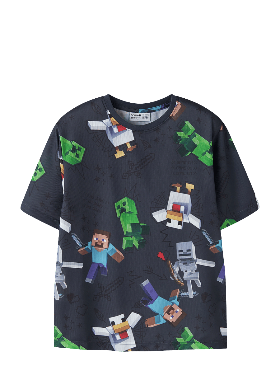 name it - NKMSTEF MINECRAFT SS POLY NREG TOP BFU - ombre blue - 0