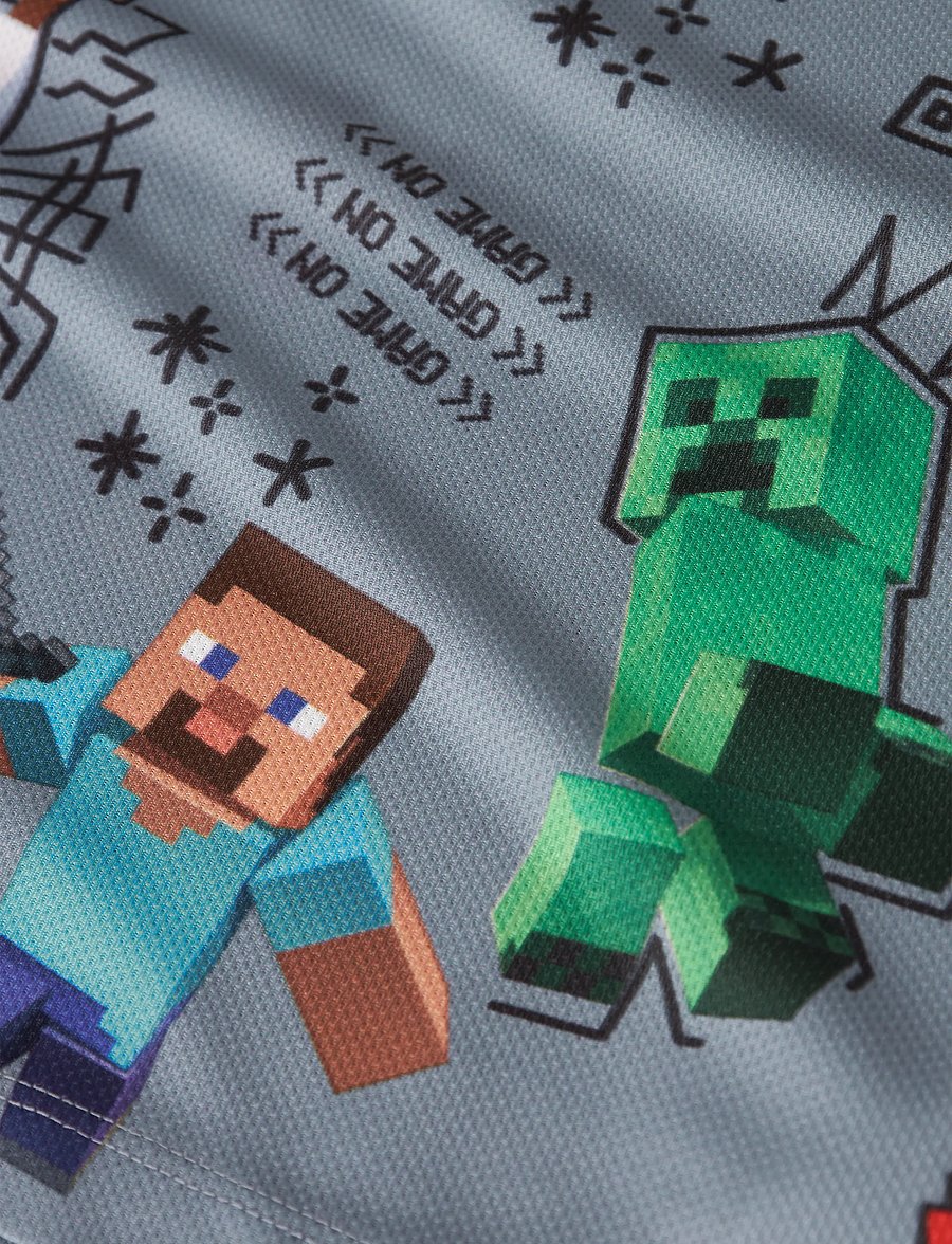 name it - NKMSTEF MINECRAFT SS POLY NREG TOP BFU - lühikeste varrukatega t-särgid - tradewinds - 2