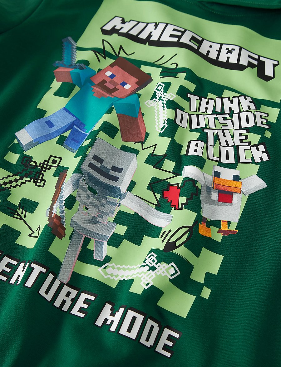 name it - NKMSALVA MINECRAFT NREG SWEAT WH BRU BFU - evergreen - 2