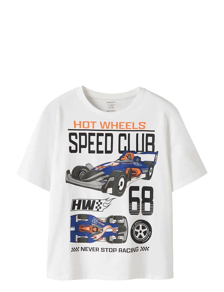 name it - NKMSIDDI HOTWHEELS SS NREG TOP BOX MAT - bright white - 0