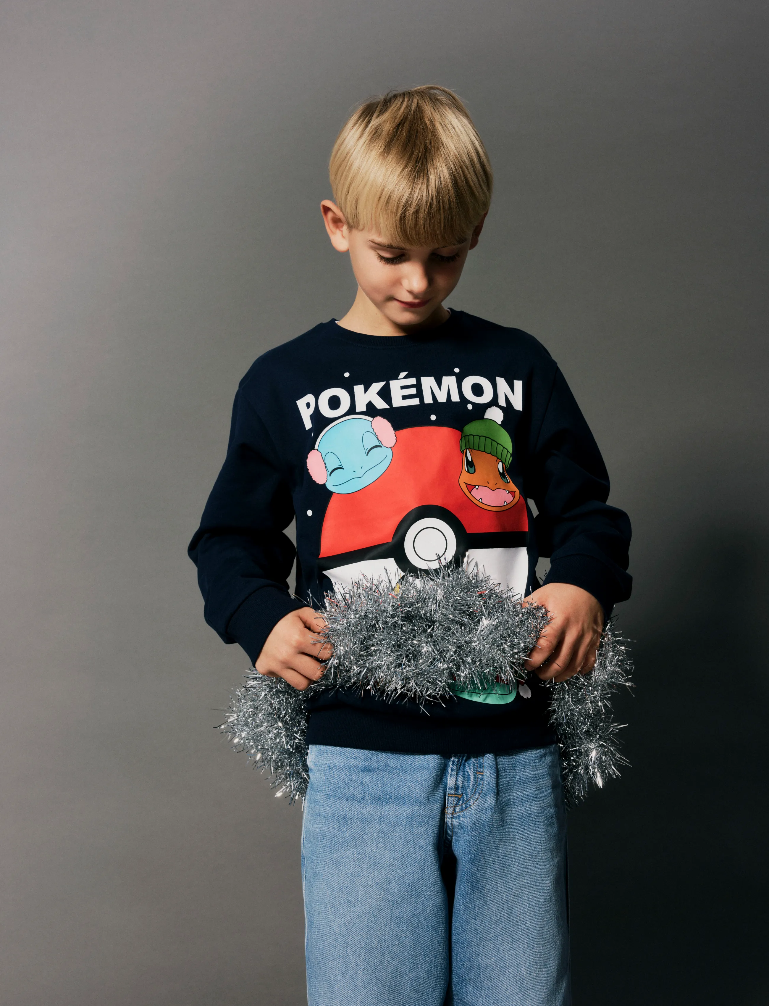 name it - NKMSEVEN POKEMON NREG SWEAT BRU SKY - navy blazer - 3