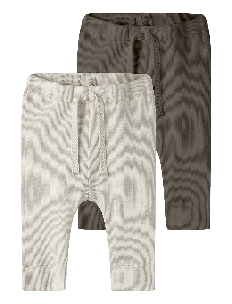 name it - NBNKAB 2P PANT NOOS - babyhosen - peyote melange - 0