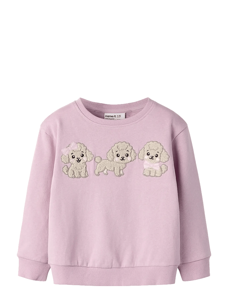 name it - NMFDYVEKE LS NREG SWE BRU - sweatshirts - mauve mist - 0