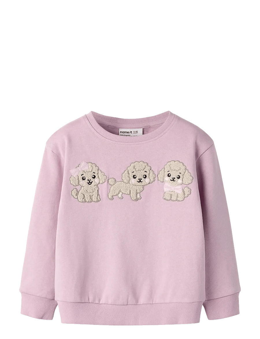 name it - NMFDYVEKE LS NREG SWE BRU - sweatshirts - mauve mist - 0
