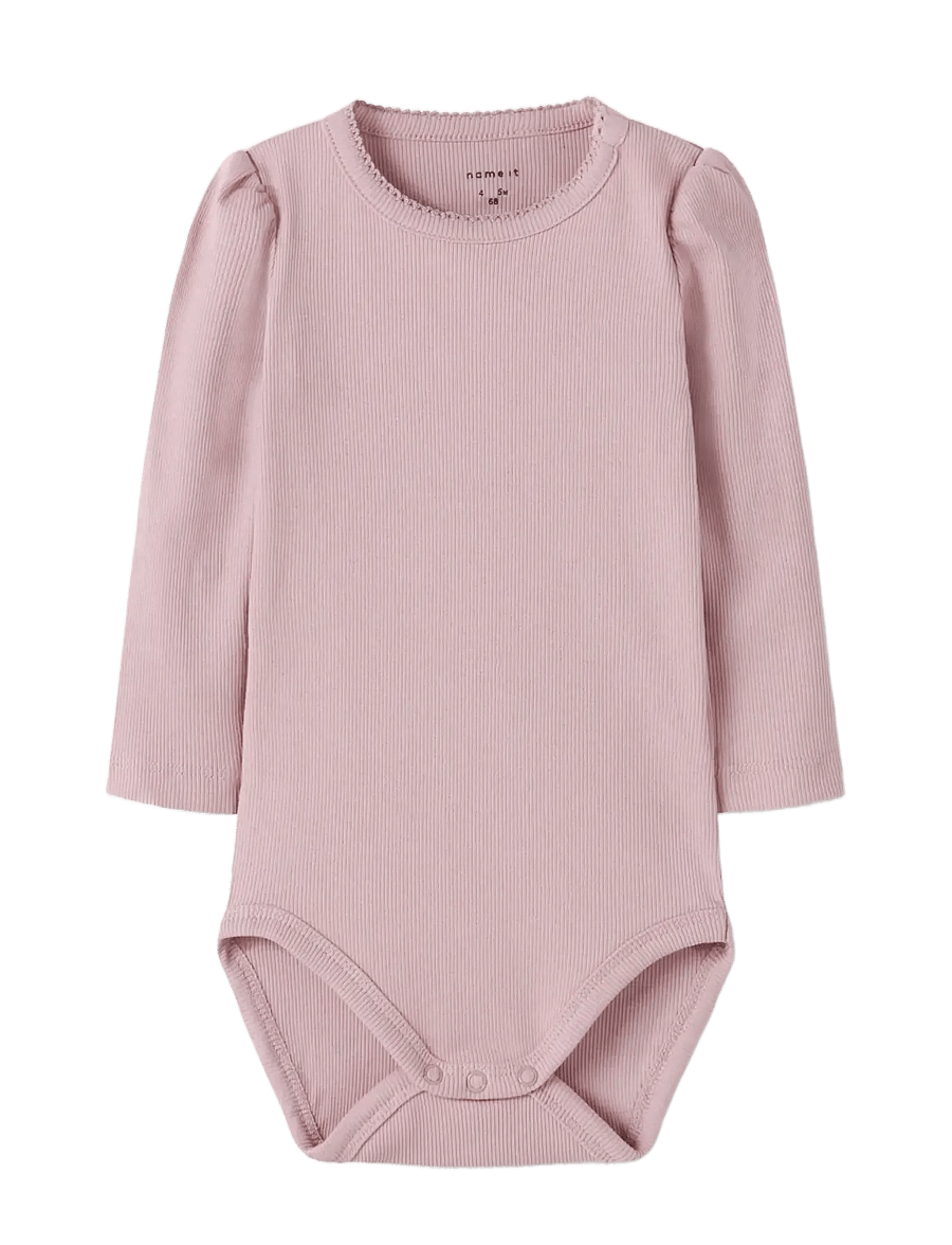 name it - NBFNUTTI 2P LS BODY NOOS - langærmede heldragter - peyote melange - 2
