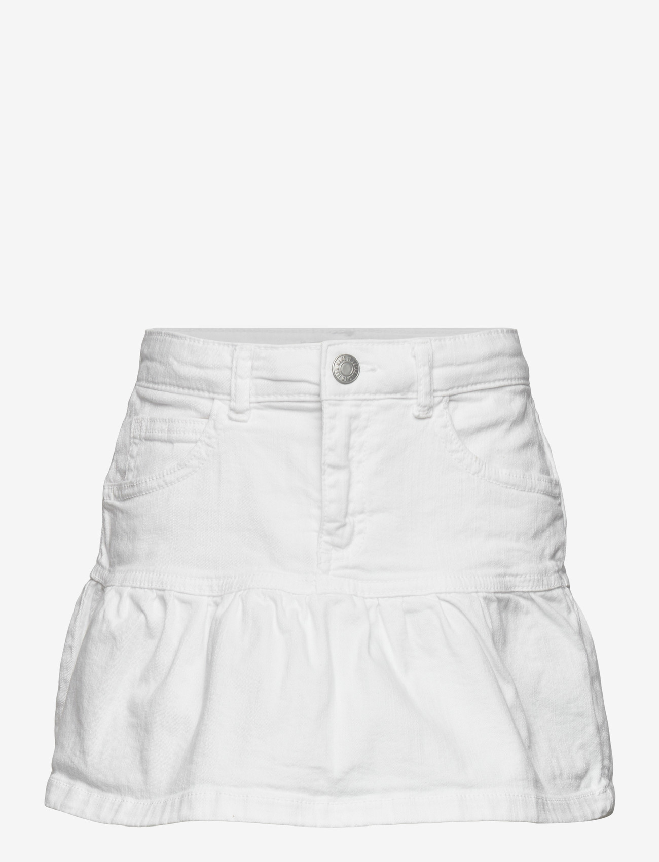 name it - NKFROXY TWI SKIRT 1115-TP - short skirts - bright white - 0