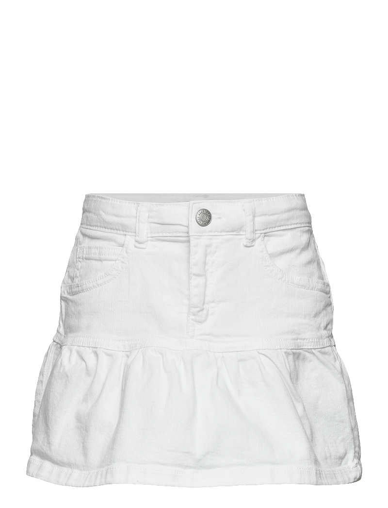 name it - NKFROXY TWI SKIRT 1115-TP - short skirts - bright white - 0