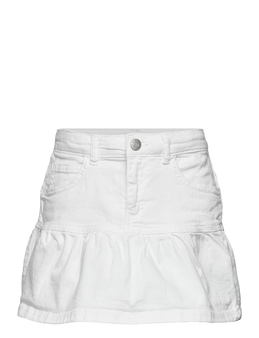 name it - NKFROXY TWI SKIRT 1115-TP - kurze röcke - bright white - 0