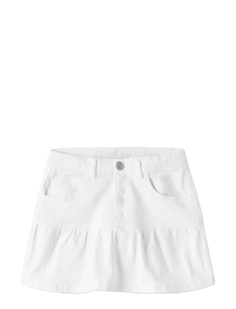 name it - NKFROXY TWI SKIRT 1115-TP - short skirts - bright white - 2
