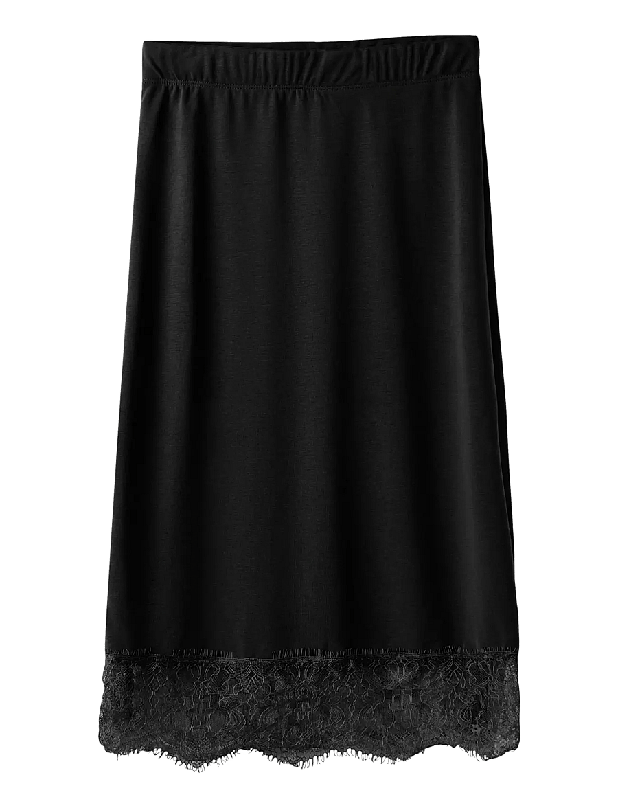 name it - NKFRENIE MIDI SKIRT - midi nederdele - black - 1