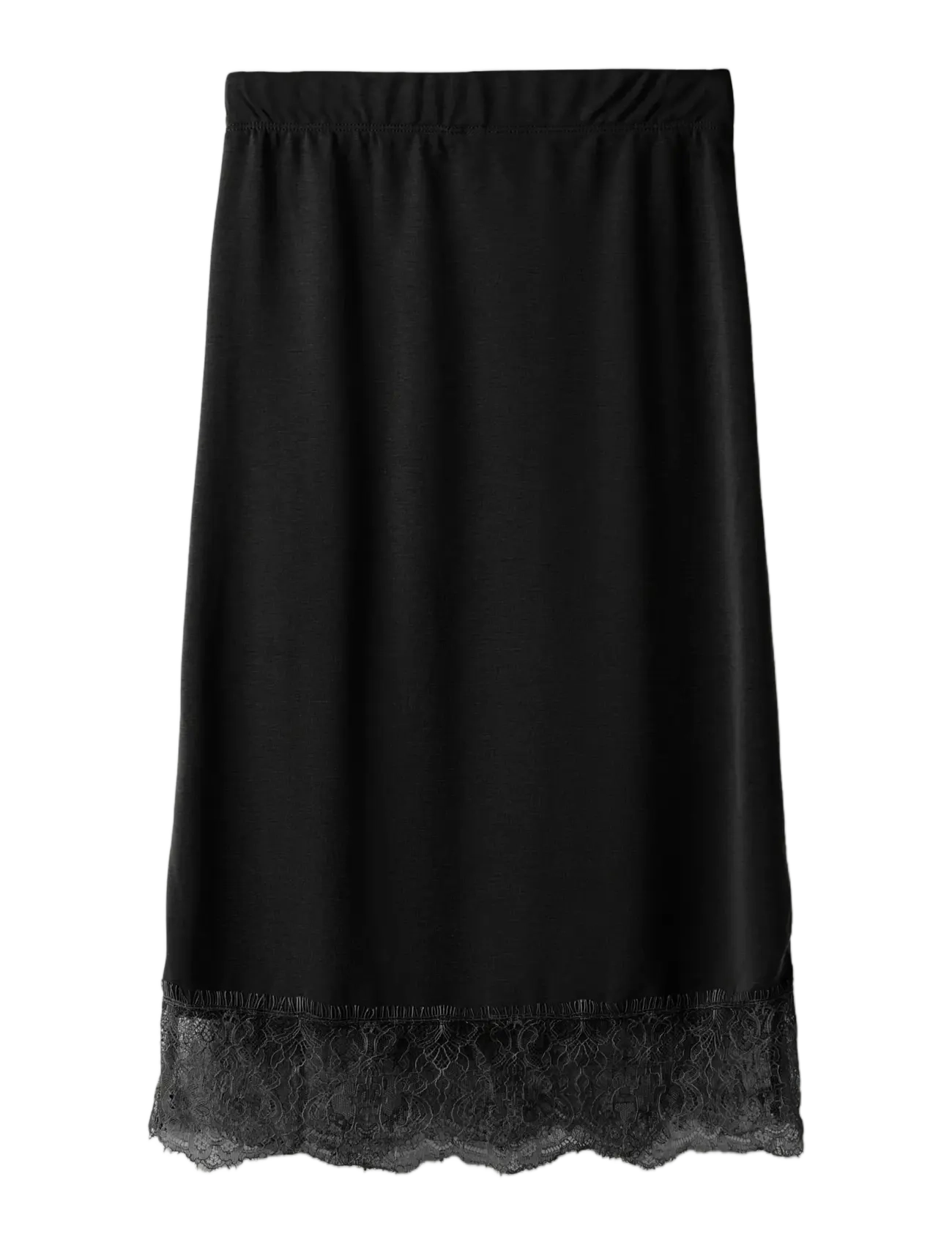 name it - NKFRENIE MIDI SKIRT - midi svārki - black - 2