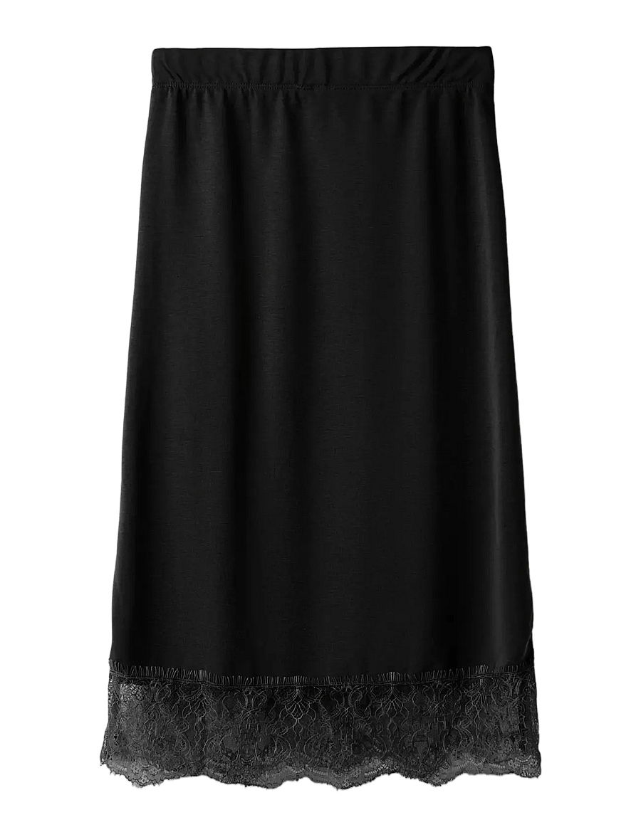 name it - NKFRENIE MIDI SKIRT - midi nederdele - black - 2