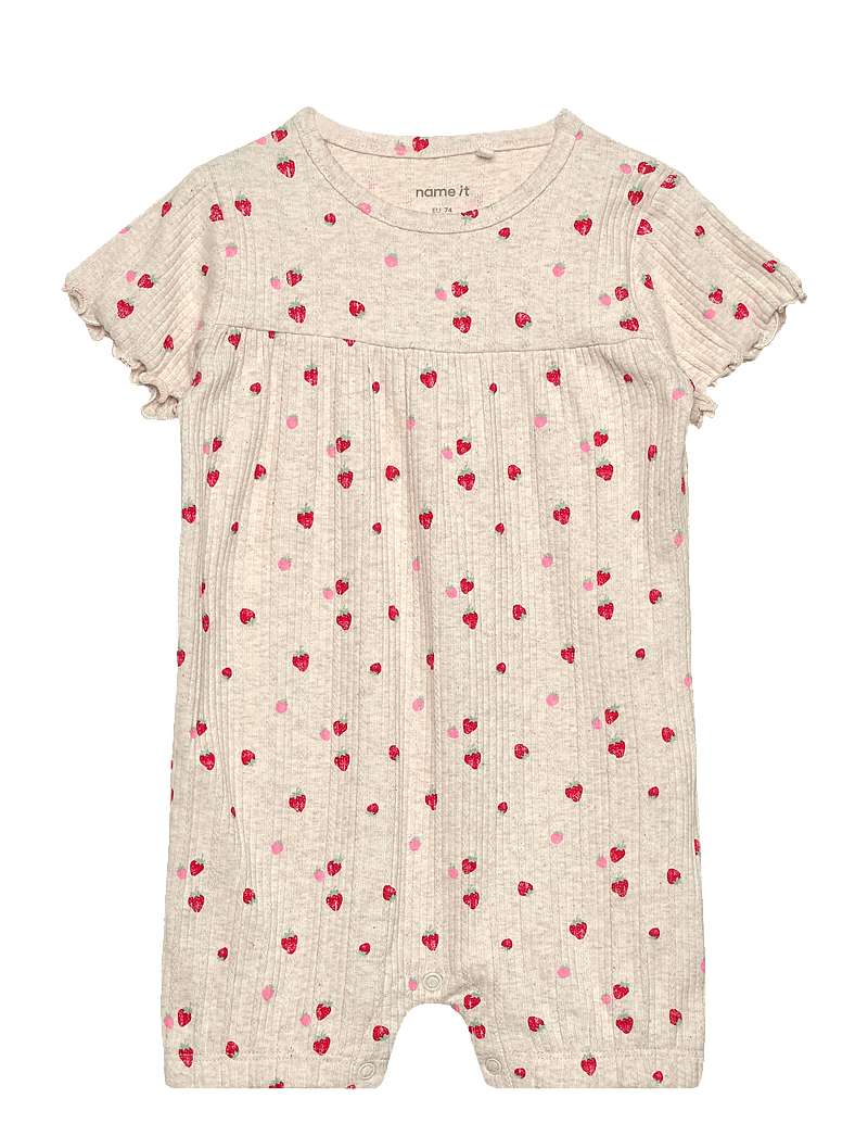 name it - NBFJELLY SUNSUIT - buksedragter - peyote melange - 0