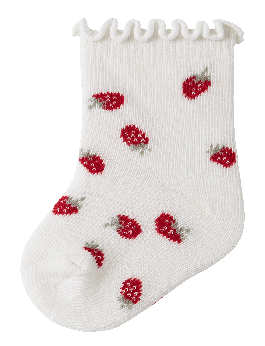 name it - NBFJUBERRY SOCK - cloud dancer - 0