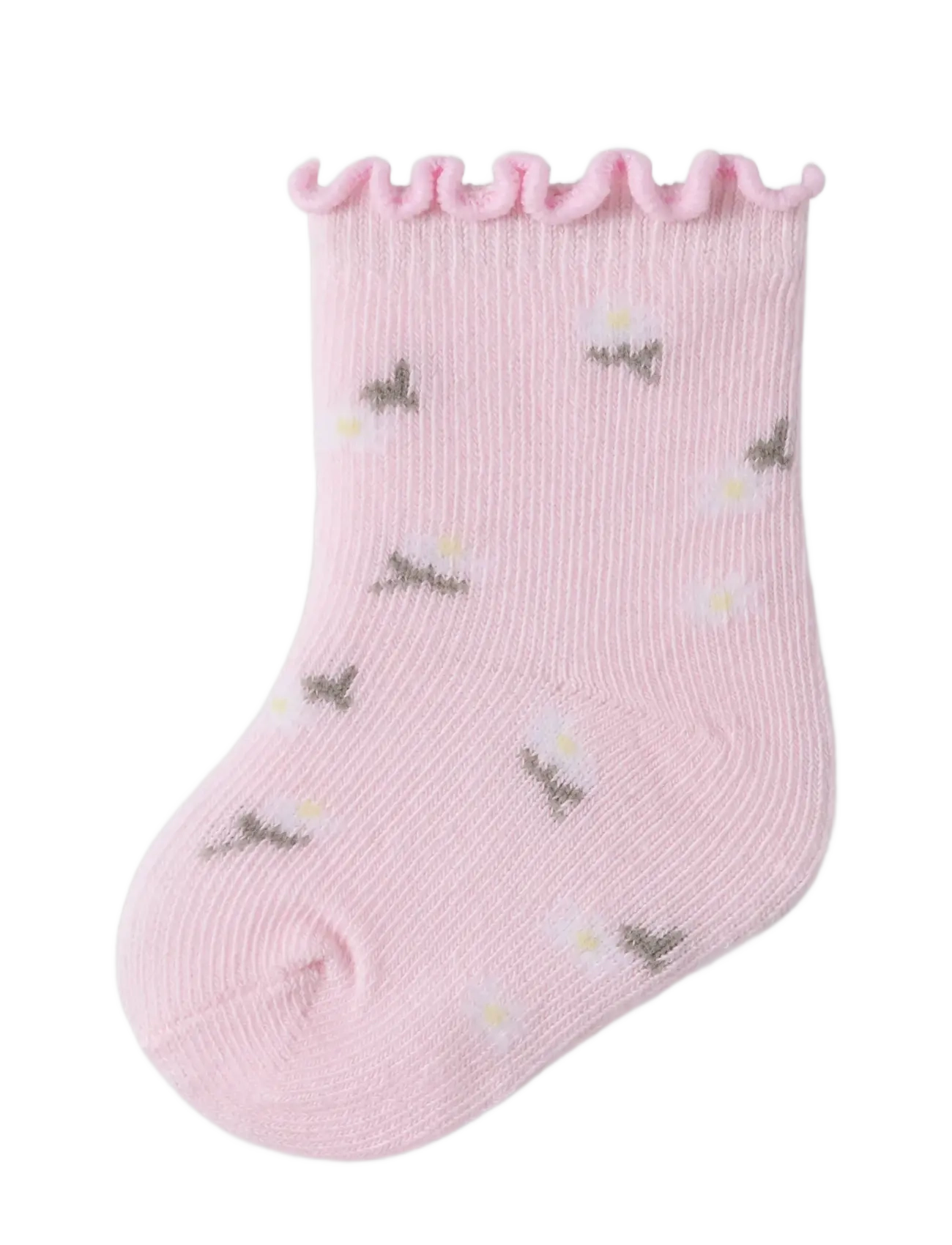 name it - NBFJUBERRY SOCK - beebisokid - cradle pink - 1