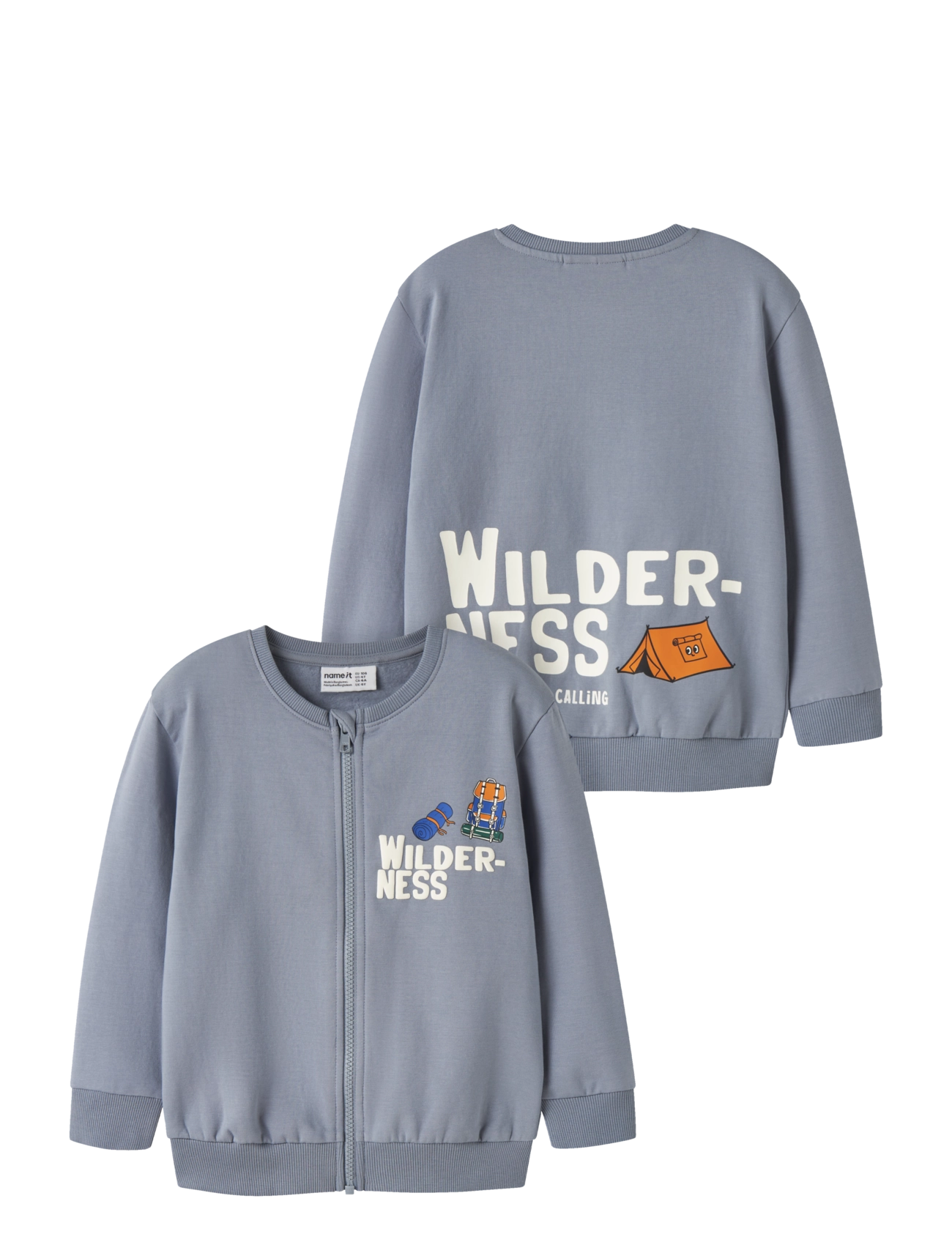name it NMMOSWALD LS NREG SWEAT CARD BRU BOX - Name it - TRADEWINDS / blue