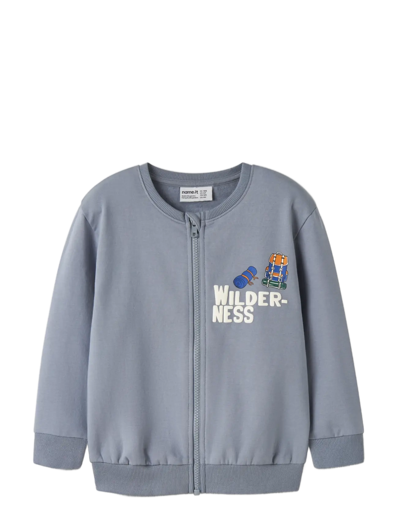 name it - NMMOSWALD LS NREG SWEAT CARD BRU BOX - tradewinds - 2