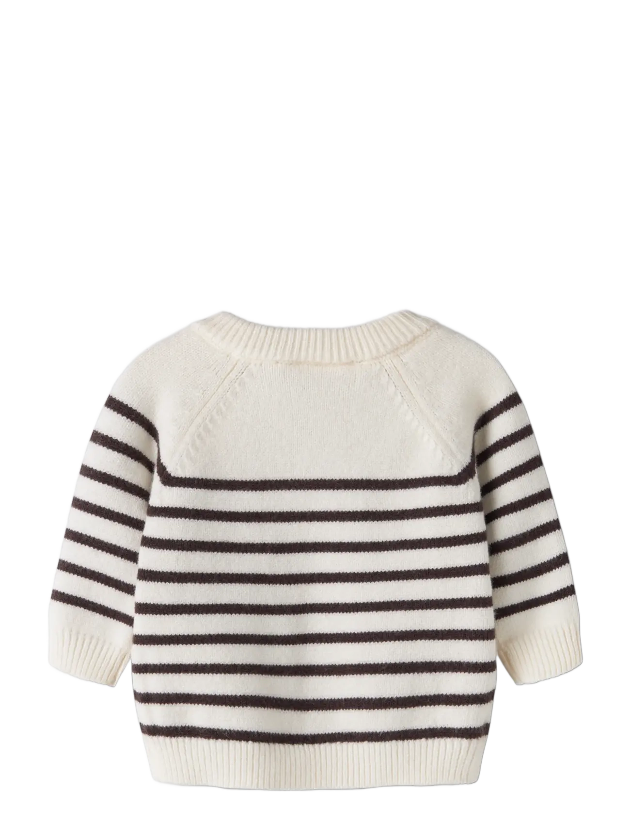 name it - NBMOSTRIPEA LS KNIT - antique white - 1