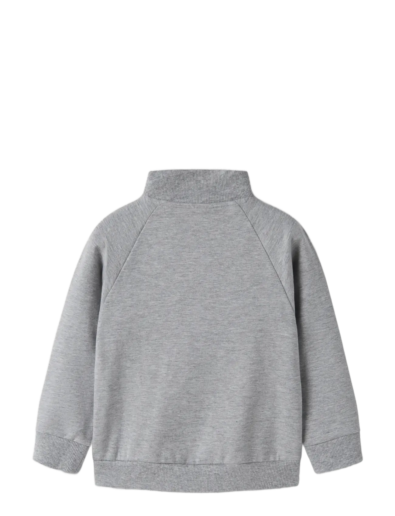 name it - NMMOSCAR LS NREG HALF ZIP SWEAT BRU - sweatshirts - grey melange - 1