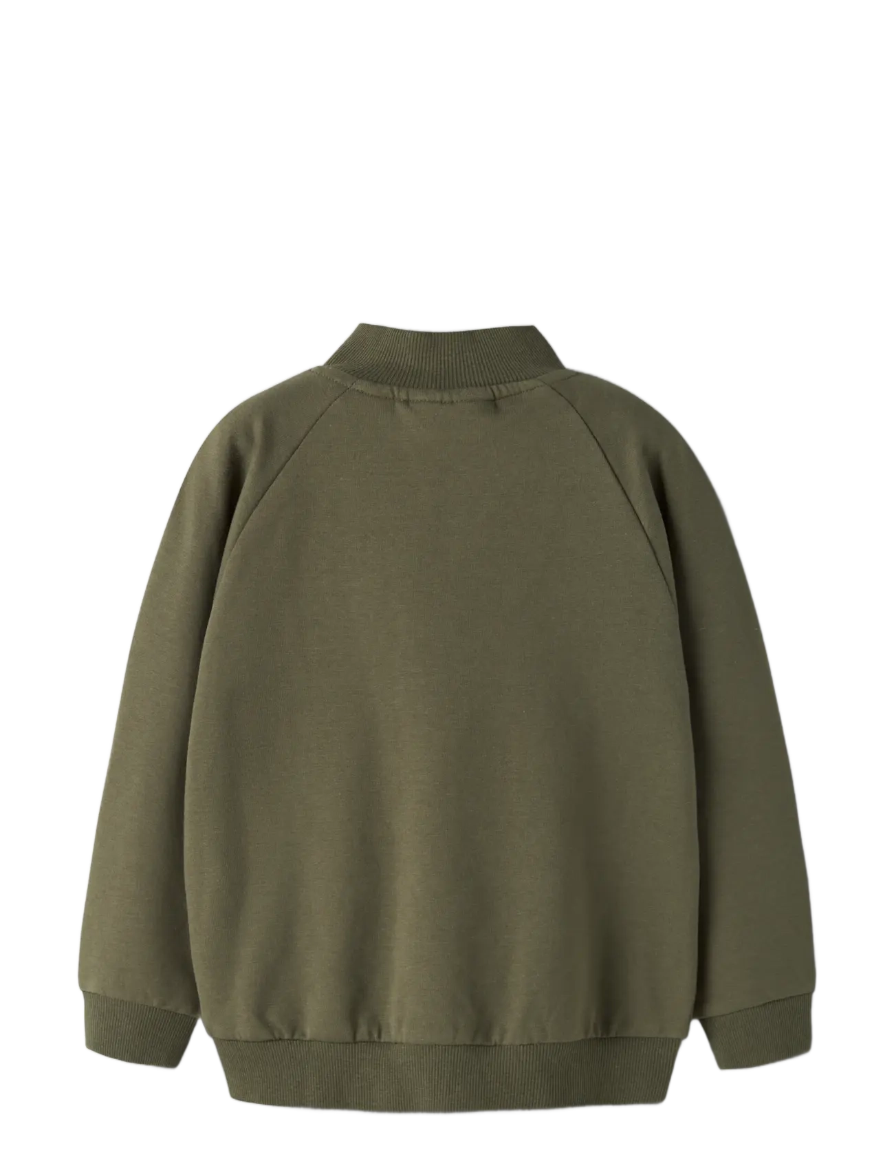 name it - NMMOSCAR LS NREG HALF ZIP SWEAT BRU - sweatshirts - olive night - 1