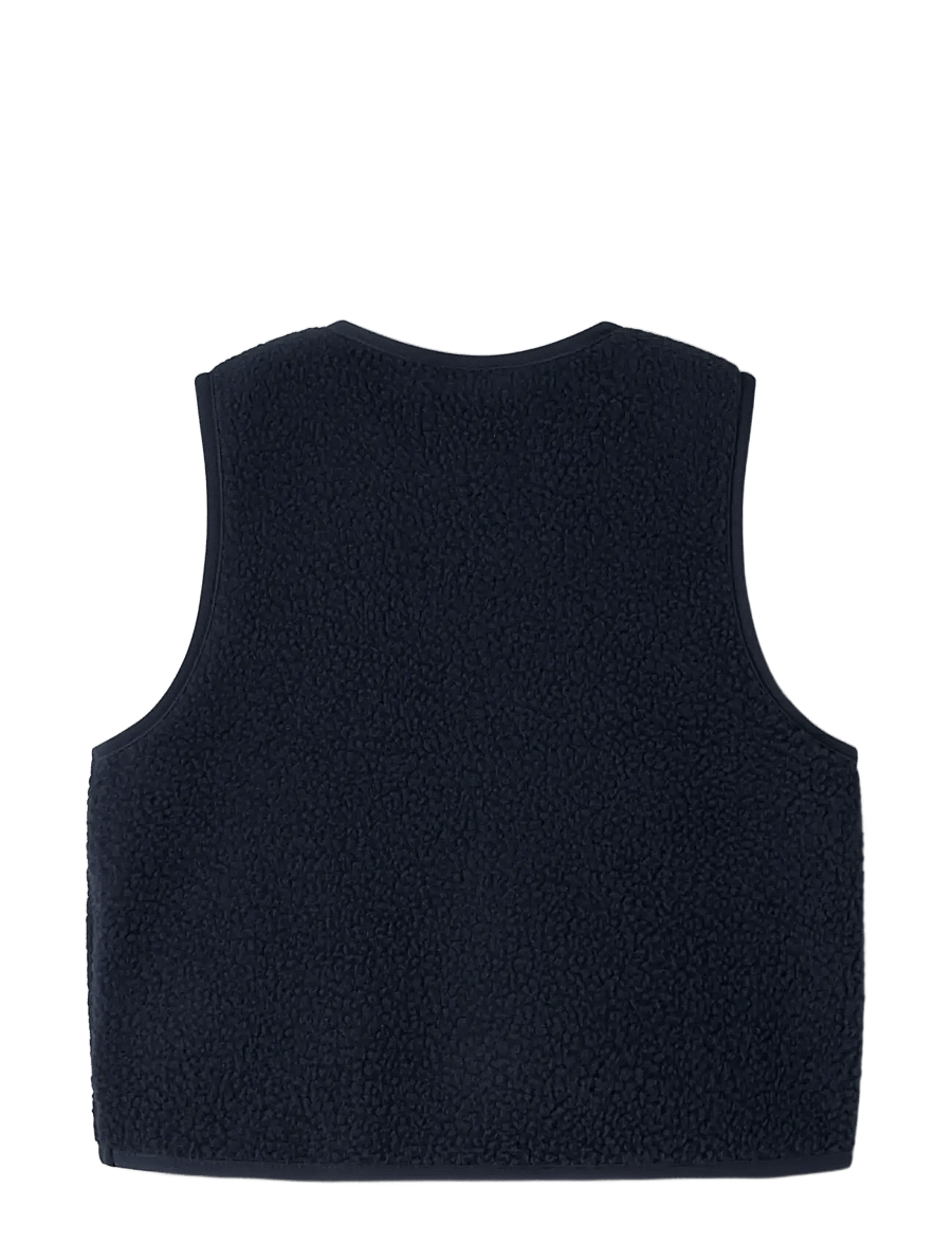 name it - NMMOWE SL NREG TEDDY VEST - osta vanuse järgi - navy blazer - 1