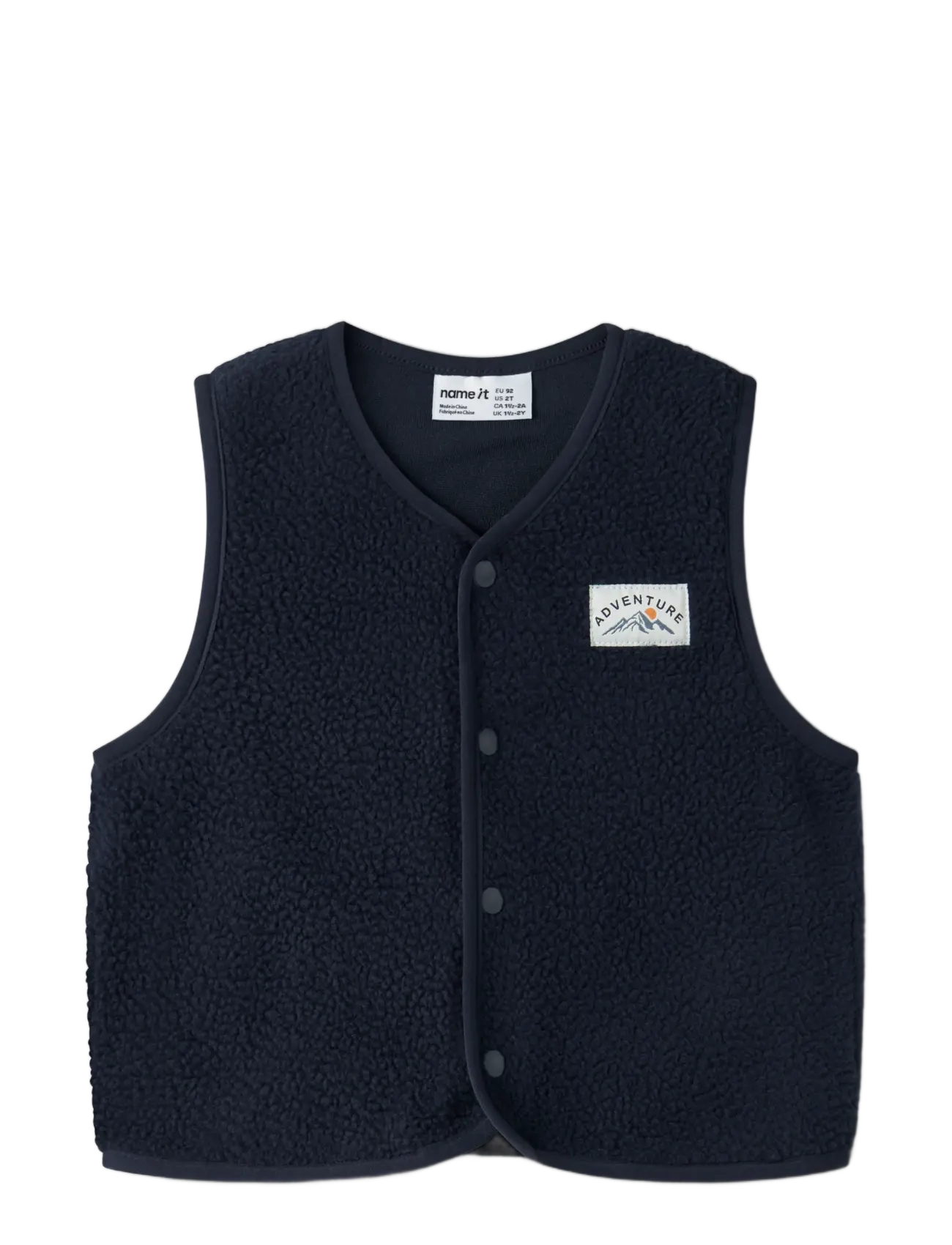 name it - NMMOWE SL NREG TEDDY VEST - osta vanuse järgi - navy blazer - 2