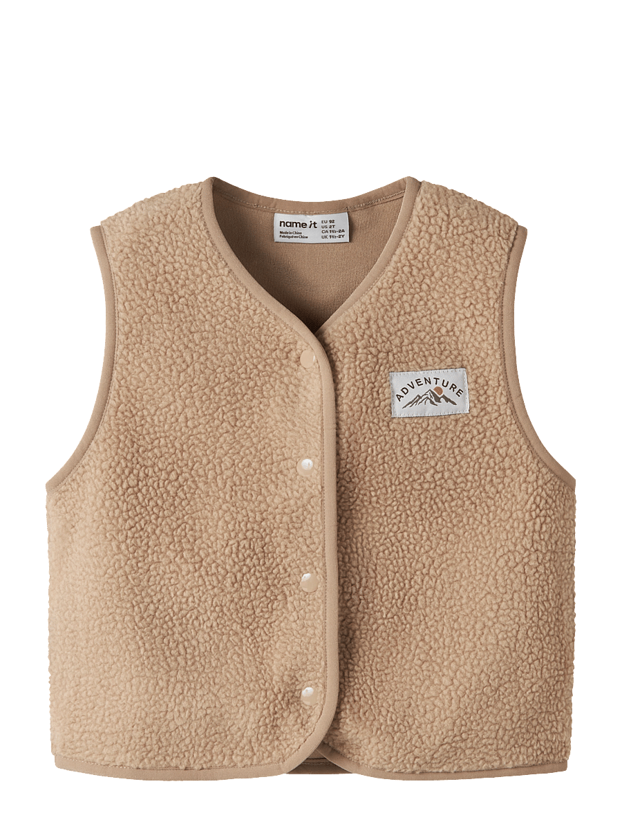 name it - NMMOWE SL NREG TEDDY VEST - einkaufen nach alter von - sesame - 1