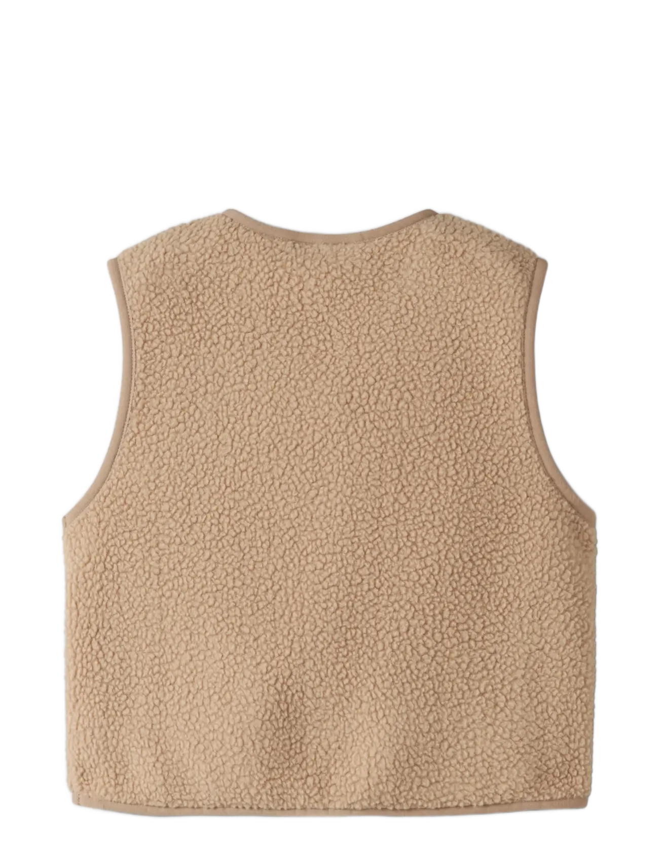 name it - NMMOWE SL NREG TEDDY VEST - shop efter alder - sesame - 2