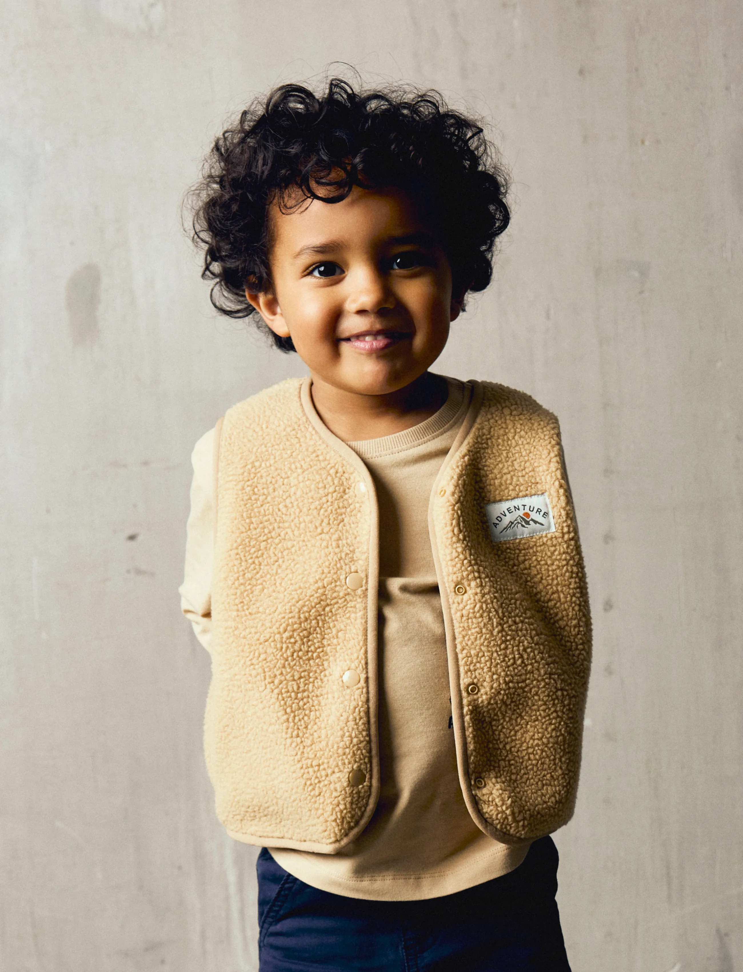 name it - NMMOWE SL NREG TEDDY VEST - shop efter alder - sesame - 4