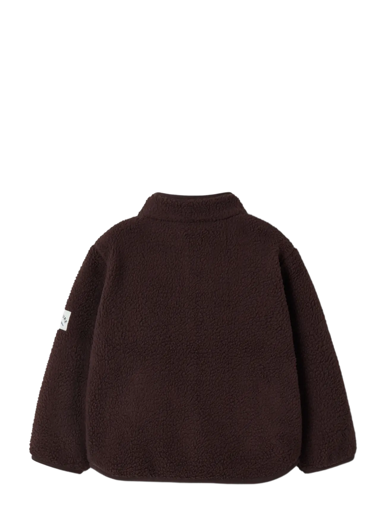 name it - NMMOWE LS NREG TEDDY CARD - fleecejackor - chocolate plum - 1