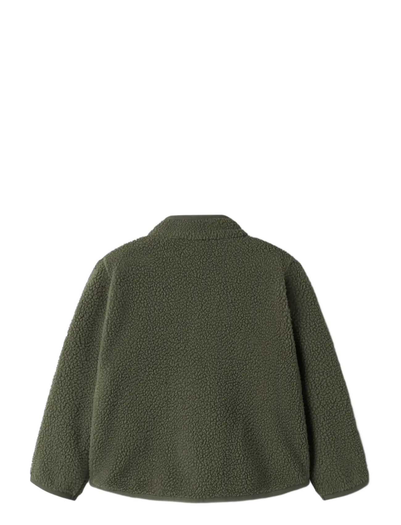 name it - NMMOWE LS NREG TEDDY CARD - fleece jackets - olive night - 1