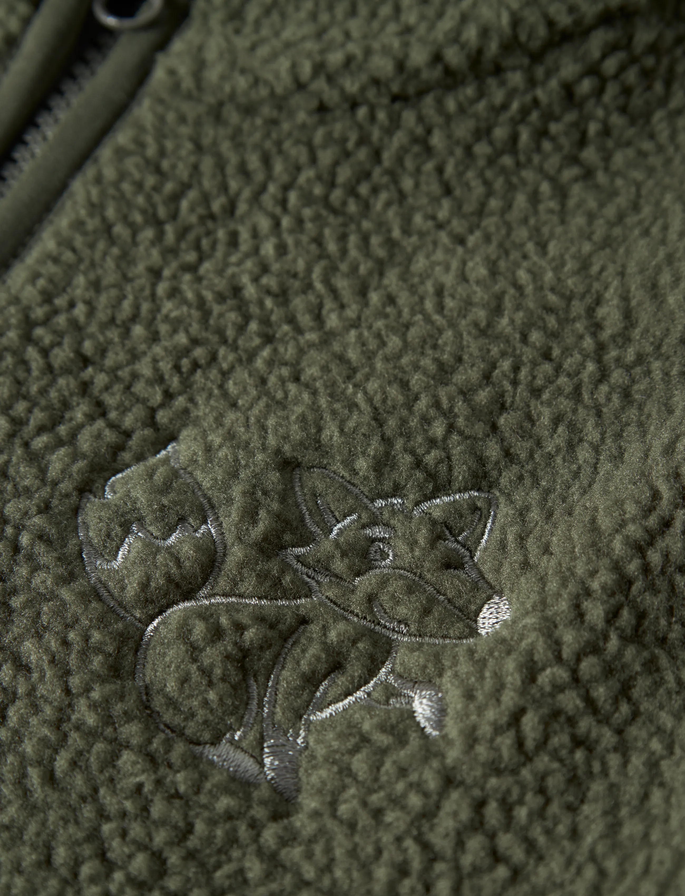 name it - NMMOWE LS NREG TEDDY CARD - fleece jackets - olive night - 3