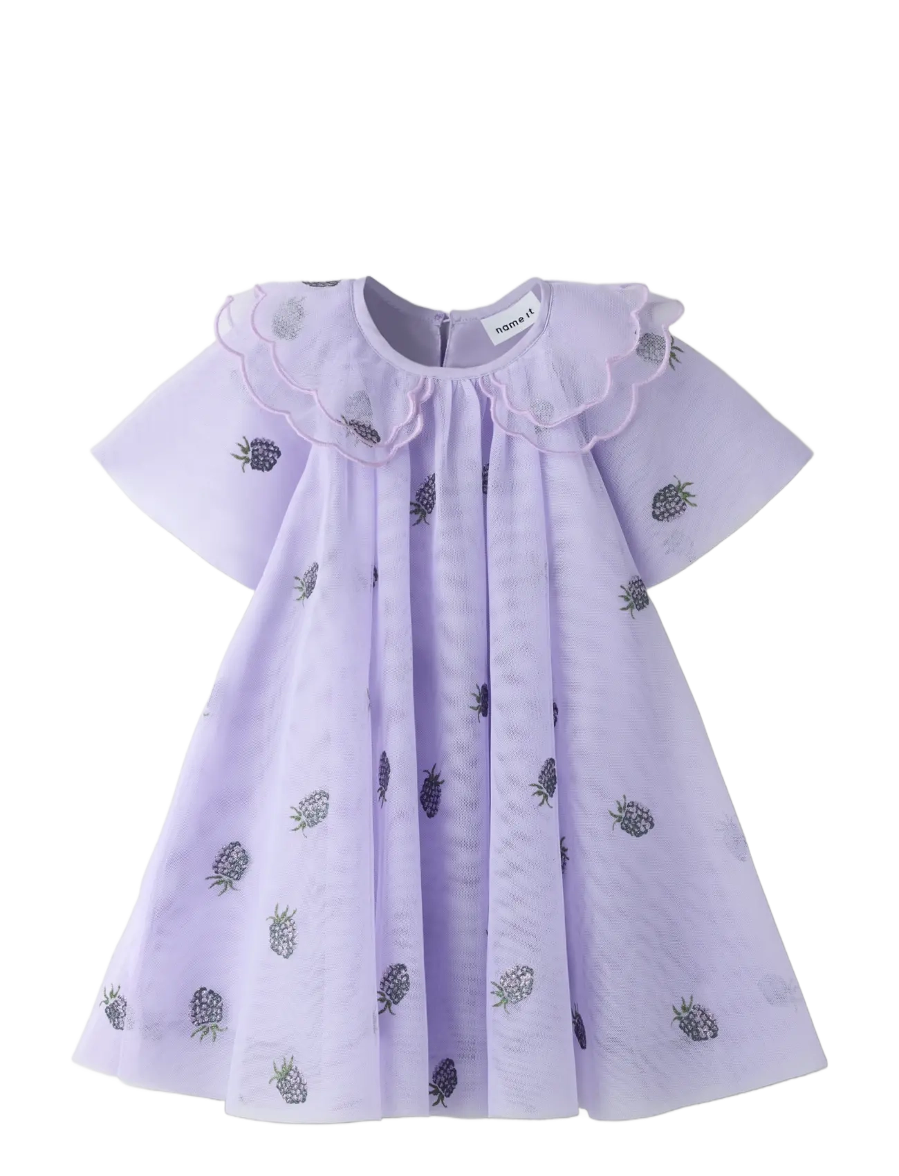 name it - NMFOLIN SS TULLE DRESS - heirloom lilac - 2