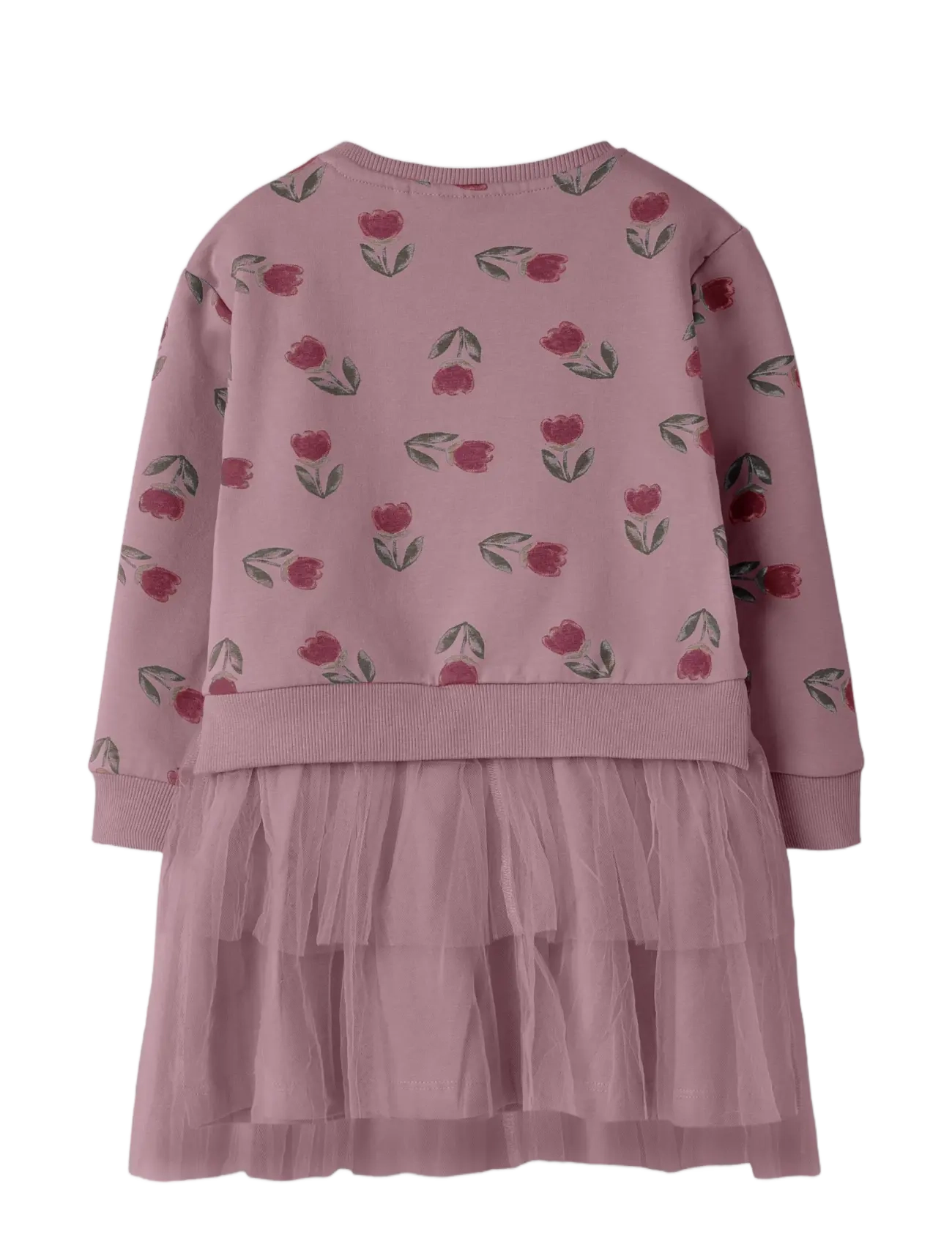 name it - NMFOKLA SWEAT DRESS BRU - langærmede babykjoler - lilas - 1
